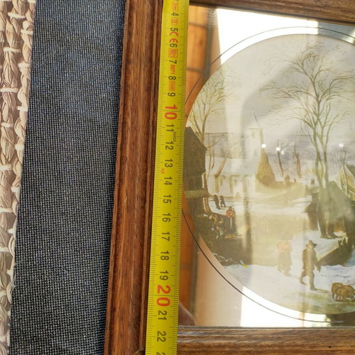 Decorative picture with mirror
