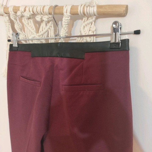 Divine women's bordeaux pants like new, size M 38 10