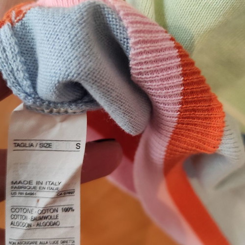 Benetton t-shirt used, short, white, size S