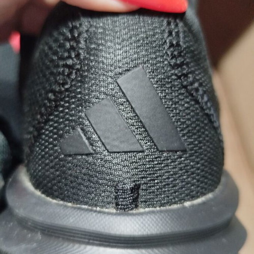 Adidas men's athletic shoes like new with cloudfoam technology black
