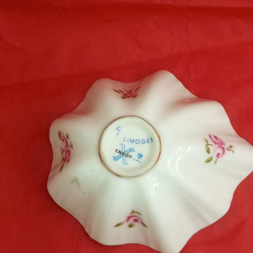 Limoges Christ vintage porcelain bowl