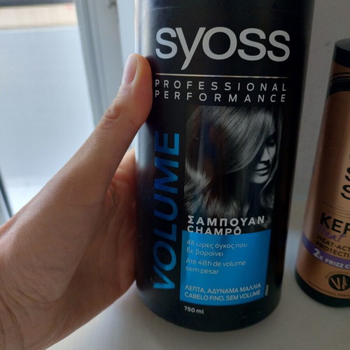 Syoss shampoo, Keratin spray and Ouai wave spray used set