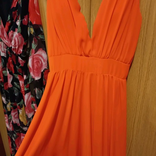 Sandy Kosta dress orange like new