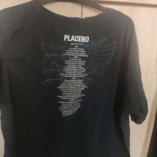 Placebo 2009 tour t-shirt, XL, black