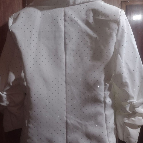 Elegant women's blazer new, size S, made in Italy, white