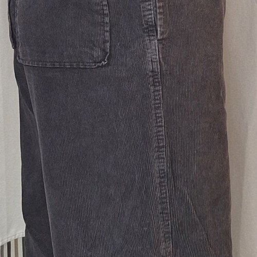 Stradivarius black wide corduroy jeans used, size M 38 10