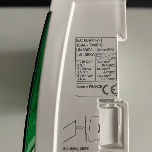 Schneider Electric LGY416048 4P 160A Busbar Distributor like new