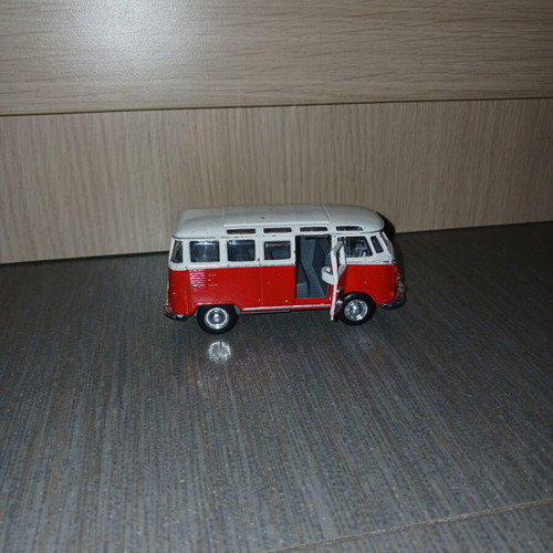Volkswagen Transporter T1 collectible miniature like new, red and white
