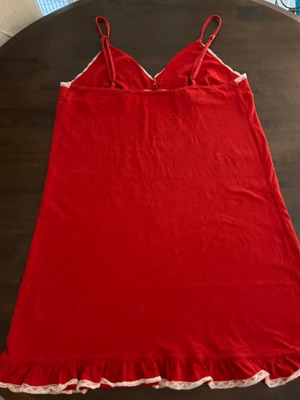 Νυχτικό τιράντα Ralph Lauren L κόκκινο μεταχειρισμένο 100% cotton