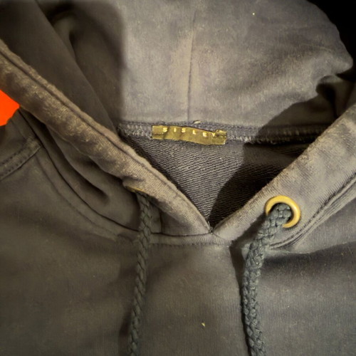 Sisley hoodie like new, size L, blue