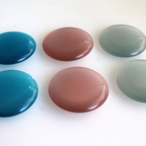 Cat's Eye round beads set of 6 for jewelry making, new
