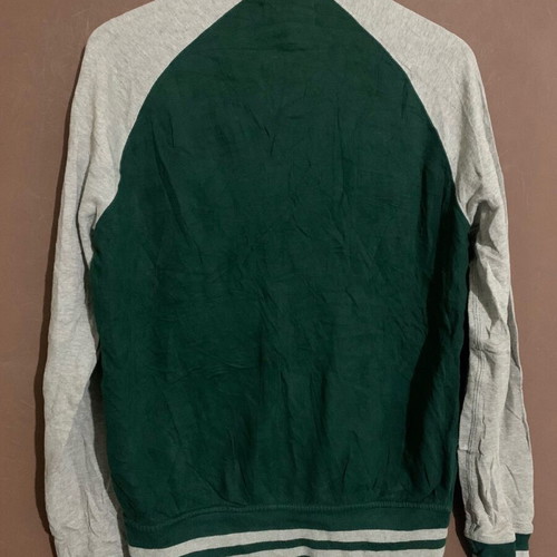 Polo Ralph Lauren full zip varsity jacket men’s like new, size S, green/gray