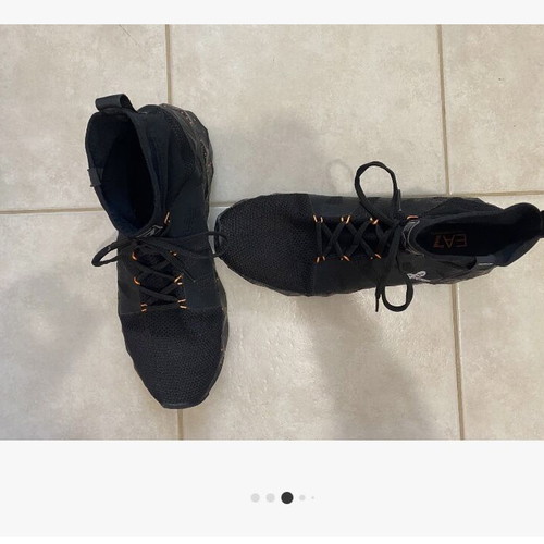Emporio Armani C2 Ultimate Athletic Shoes like new, size 45, black