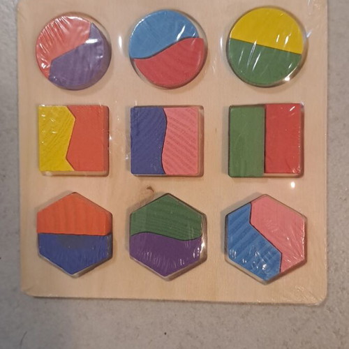 Wooden Montessori Educational Puzzle new, sealed