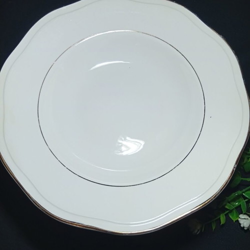 Vintage Societa Cersmica Italy set of 6 deep plates 1949 like new
