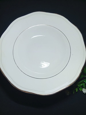 Vintage Societa Cersmica Italy set of 6 deep plates 1949 like new