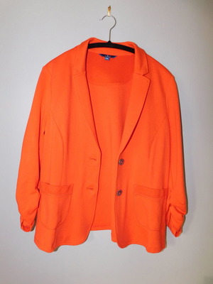 Tom Tailor blazer used, orange, size M/L