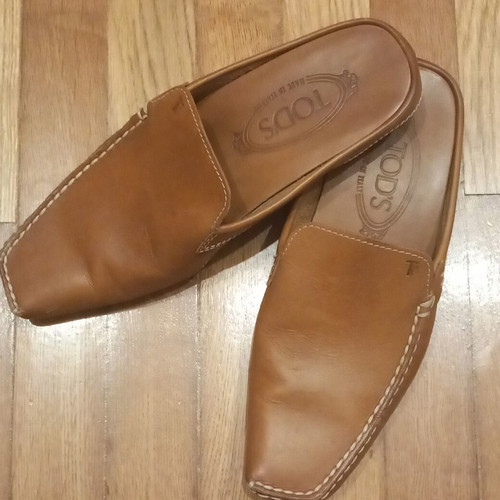 Tod's mules size 36 used, brown leather