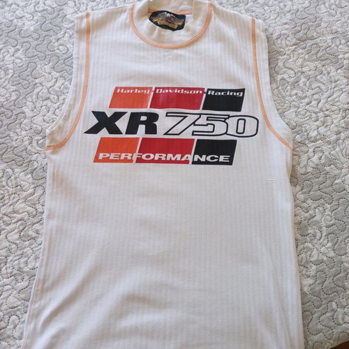 Vintage Harley-Davidson Racing XR750 sleeveless top size L like new