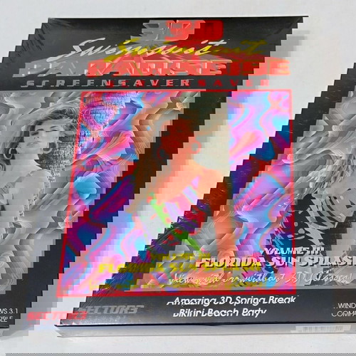 PC - 3D Swimsuit Paradise Screensaver Collection I,II,III (Big Box, Sealed) *Sector3*
