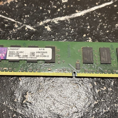 Ram DDR4, DDR3, DDR2, and DDR used modules