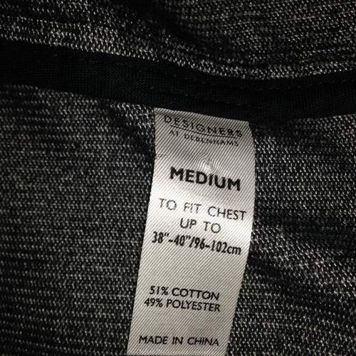 John Rocha denim coat used, grey, size M
