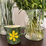 Handmade ceramic small pitcher new