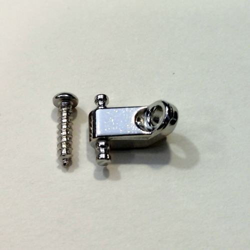 Roller String Tree Guitar String Guide with Screw and Anti-Rotation Pin, nickel