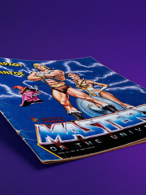 Άλμπουμ αυτοκόλλητων Masters of the Universe Panini 1983