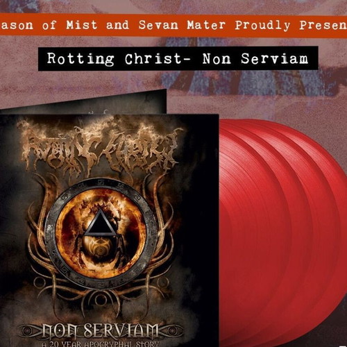 Rotting Christ Non Serviam 4 LP κόκκινο βινύλιο καινούργιο