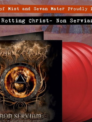 Rotting Christ Non Serviam 4 LP κόκκινο βινύλιο καινούργιο