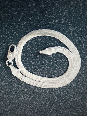 Snake chain 925 silver bracelet 20 cm like new