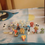 Kinder Monster figures used, collection set