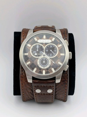 Ρολόι Marc Ecko Chrono E14539G4 μεταχειρισμένο, καφέ και ασημί
