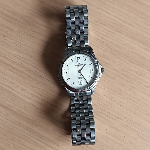 Dugena Quartz WR 50 ανδρικό ρολόι σαν καινούργιο με μεταλλικό μπρασελέ