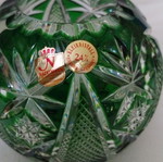 Βάζο Emerald Green Nachtmann Rom Bleikristall καινούργιο, χειροποίητο Γερμανίας 50'-60'