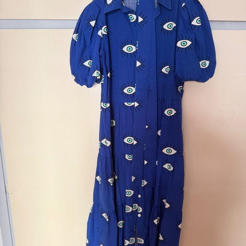 Gigi dress like new, black and blue, size S