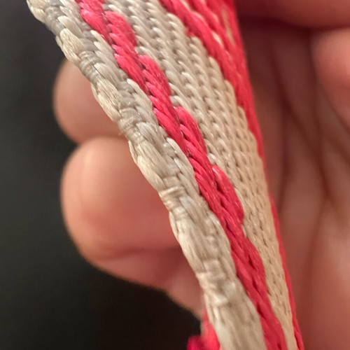 Woven strap with leather new for bags