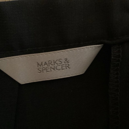 Marks & Spencer navy pleated midi skirt like new, size UK 16