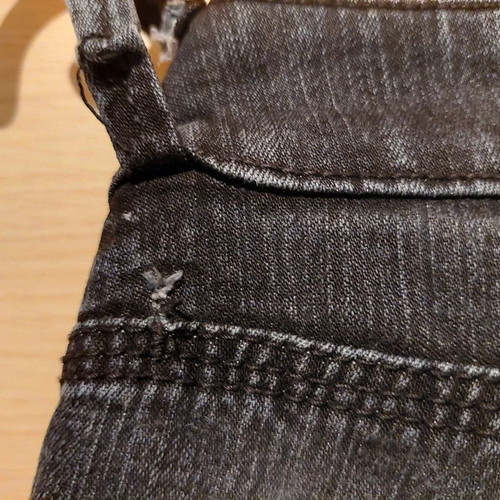 MNG Jeans Bianca Vintage women's pants used, black gray, size 36