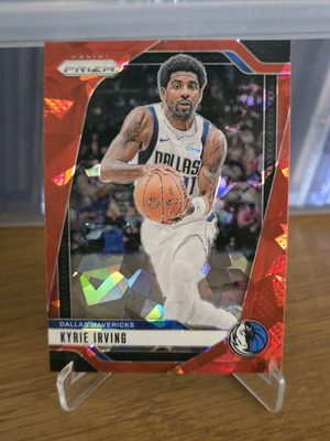 Kyrie Irving Red Cracked Ice card new