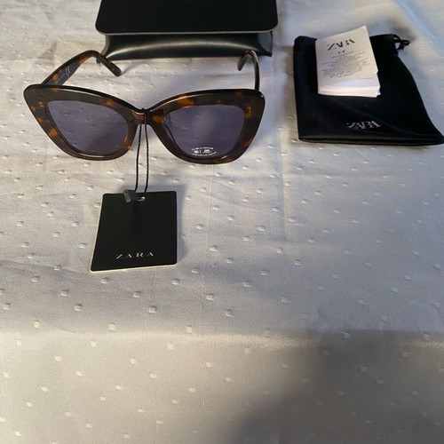 Zara cut eye sunglasses new, brown degrade with UV protection