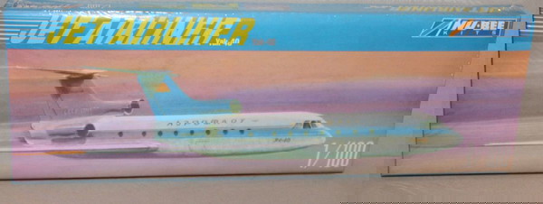Nu-Bee Kits (1990) Made in German Democratic Republic Jet Airliner Yak-40 Κλίμακα: 1:100 Πλαστικό Καινούργιο Τιμή 6 ευρώ