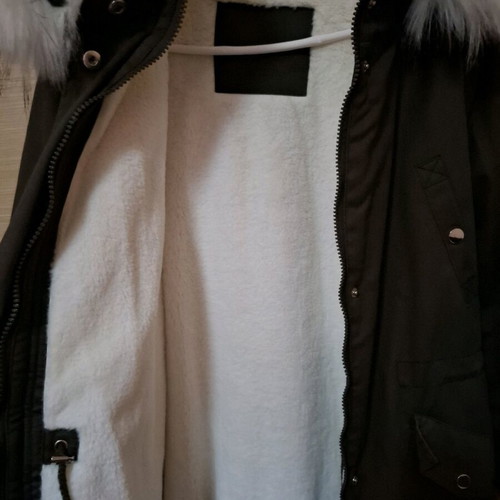Parka jacket like new with fur lining, size S