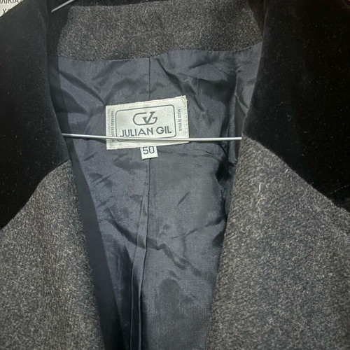Women's jacket used, black and grey, with skirt