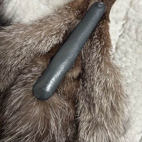 Authentic Vintage Fur / Silver Fox Leather brand new Ideal for home decoration
