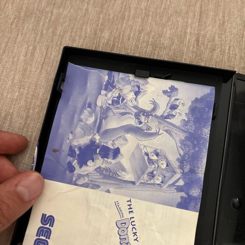 Donald Duck Lucky Dime Caper SEGA Master System PAL English used complete
