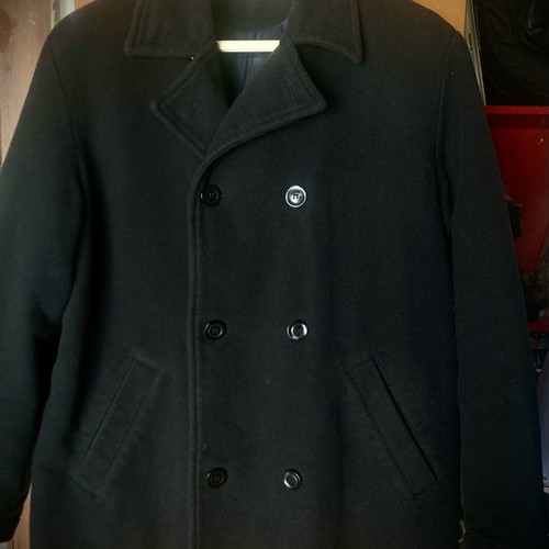 Diesel Modgommery coat used, wool, size Large, black