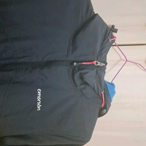 Emerson unisex jacket size S like new, black-blue