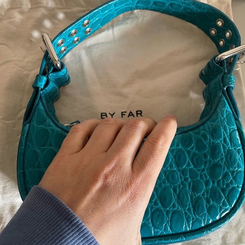 By Far bag new, leather, summer color, shoulder and hand